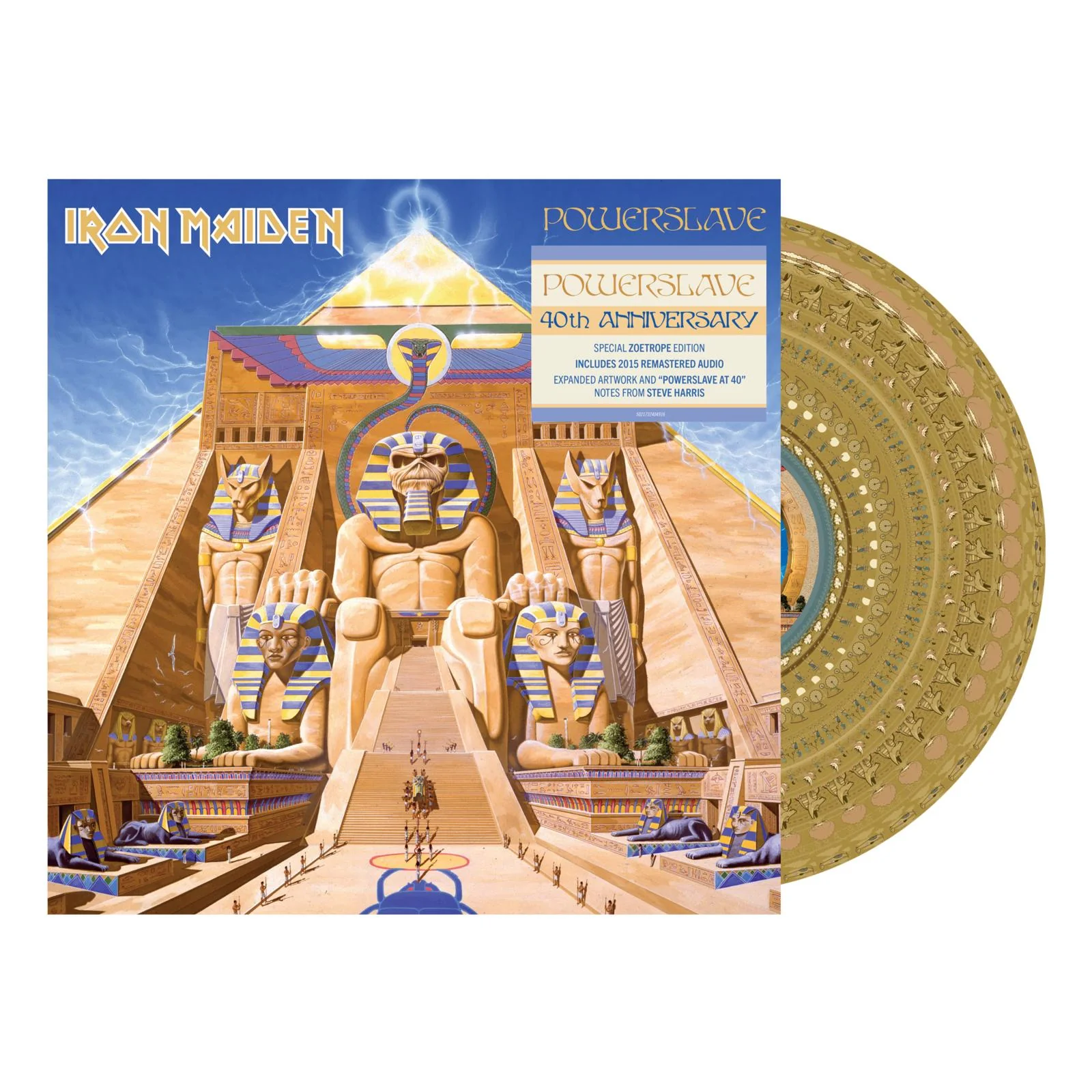 Iron Maiden - Powerslave - 40th Anniversary Limited Edition Zoetrope Vinyl - Image 3