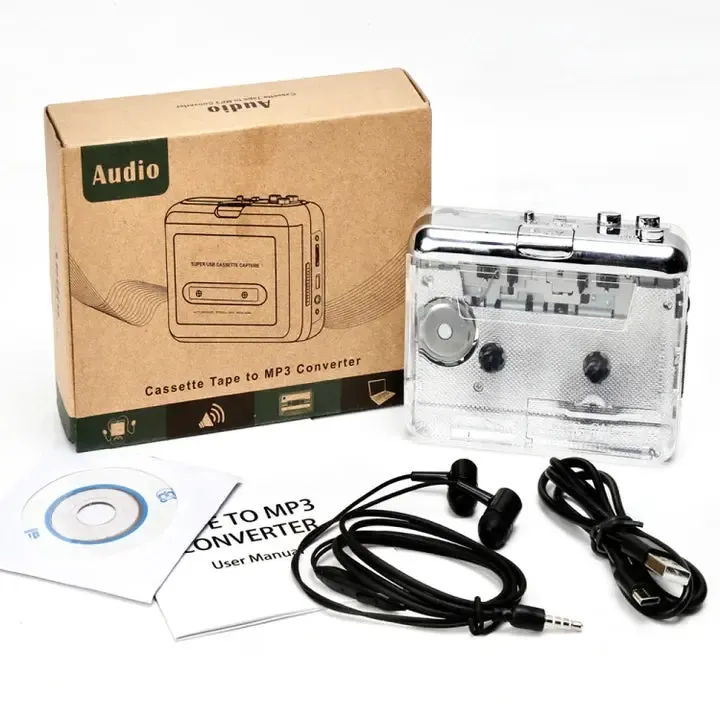 Portable Cassette Player (Transparent)
