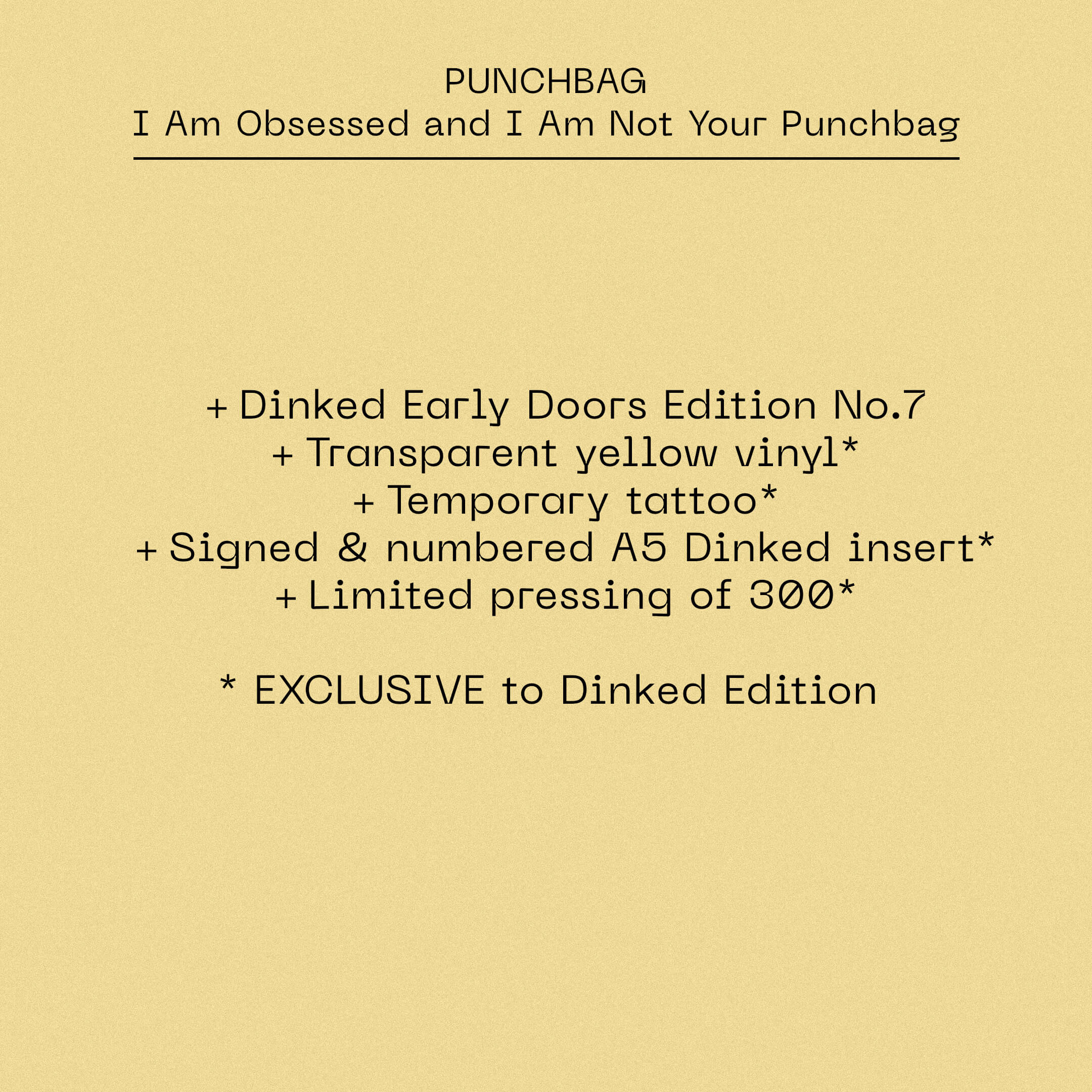 PUNCHBAG - I Am Obsessed and I Am Not Your Punchbag - Image 5