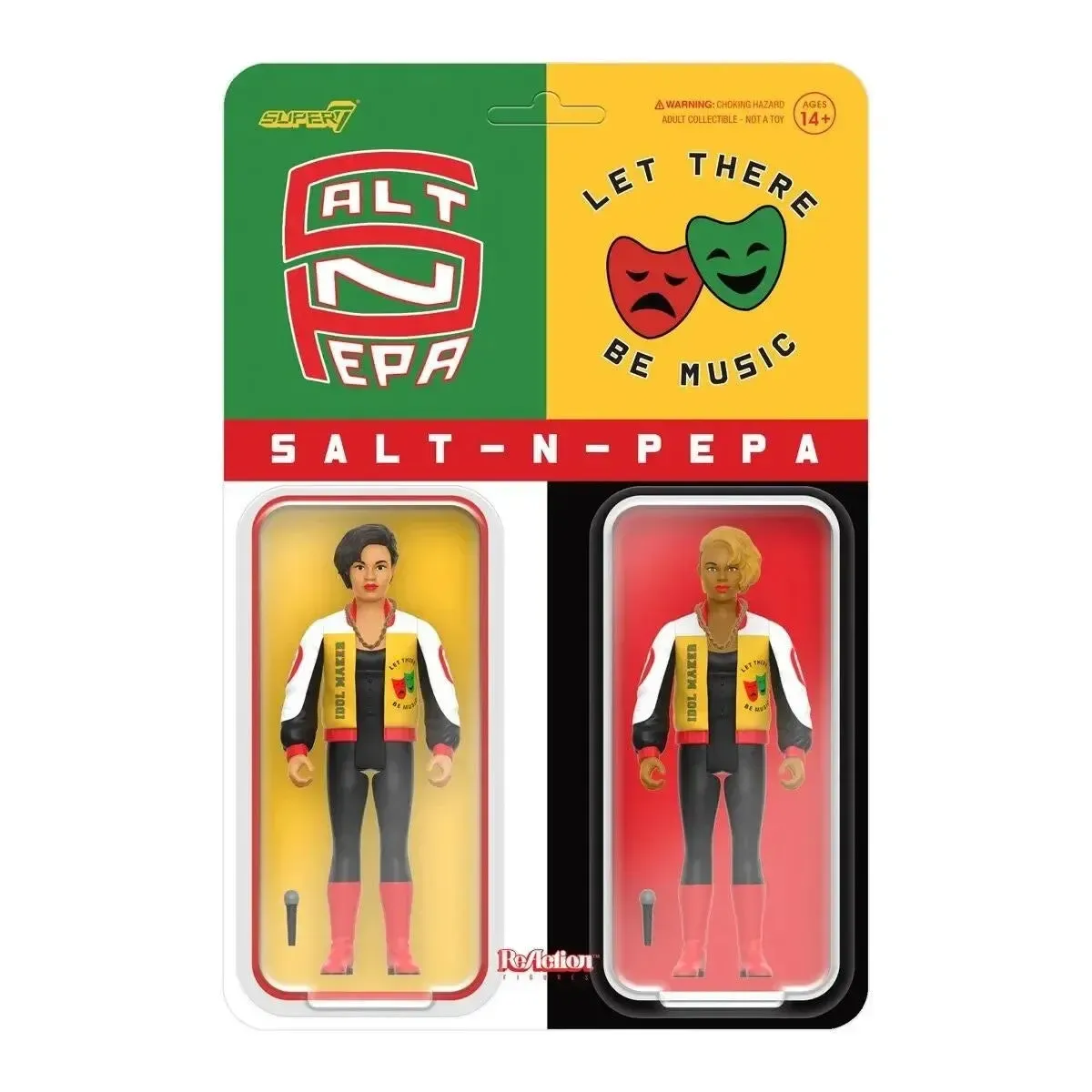 Salt-N-Pepa ReAction Action Figure Wave 1 - Salt-N-Pepa